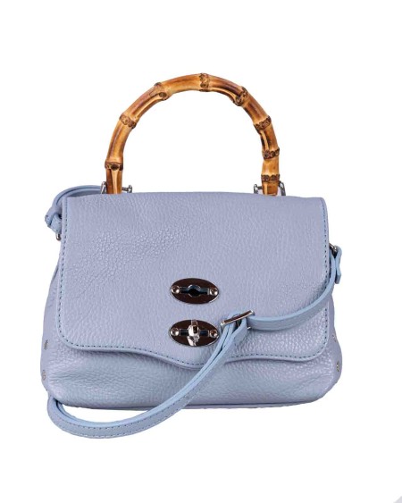 Shop ZANELLATO  Borsa: Zanellato Postina Baby
Pellame martellato.
Manico in bambù.
Larghezza 19 cm, Altezza 14 cm, Profondità 10 cm, Luce del manico 7 cm.
Composizione: 100% pelle di vitello.
Made in Italy.. 068010 B 0950000-Z0640